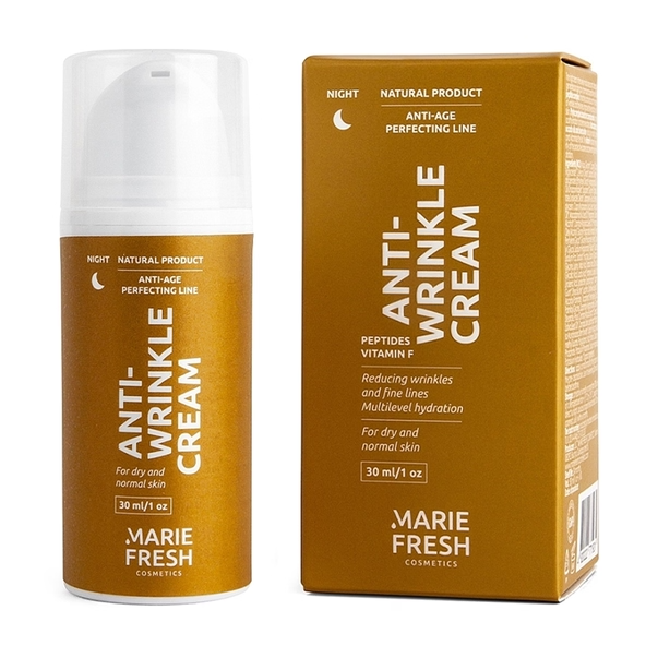 Нічний крем Marie Fresh Cosmetics Anti-age Perfecting Line Anti-wrinkle для сухої та нормальної шкіри 30 мл - фото 2