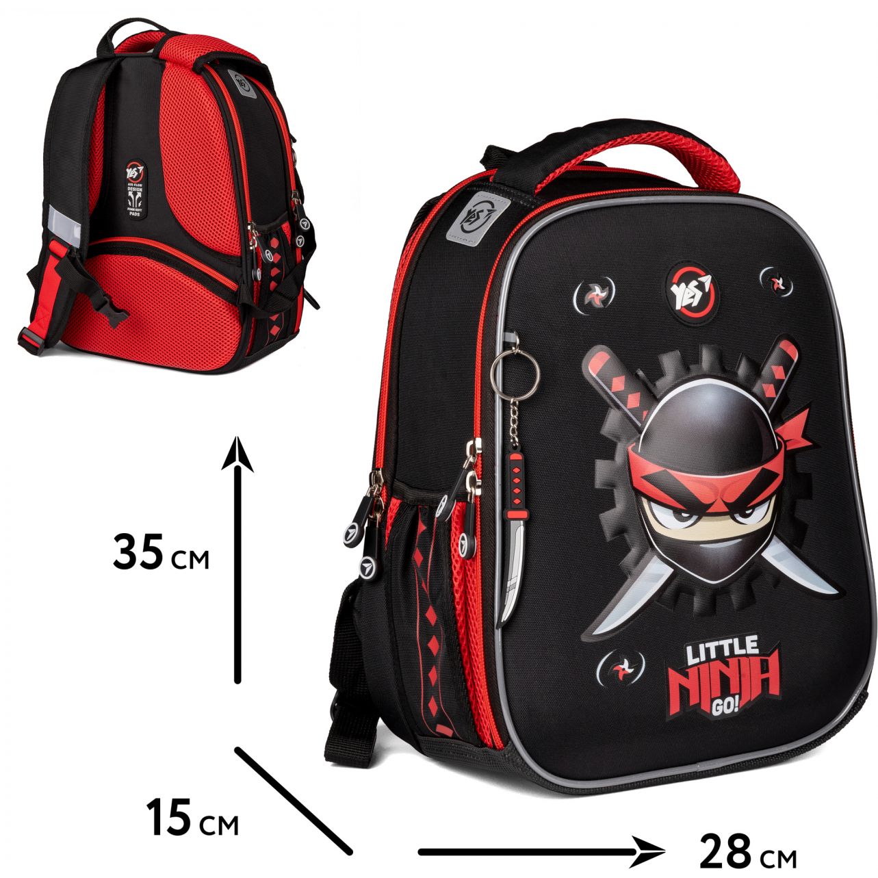 Каркасный рюкзак Yes H-100 Ninja (559749) - фото 15