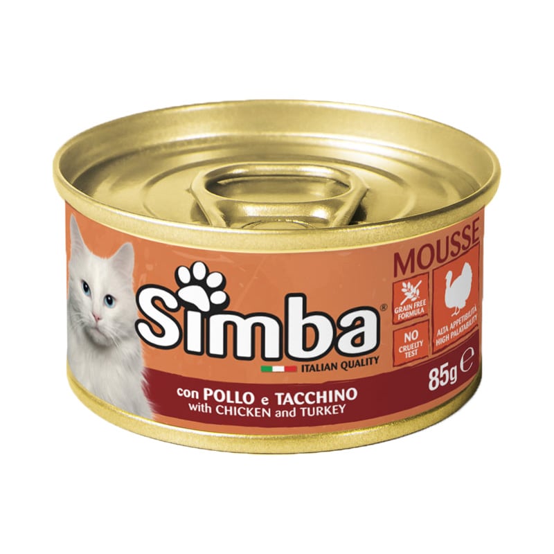 Влажный корм для кошек Simba Cat Wet, курица и индейка, 85 г (70009447) - фото 1