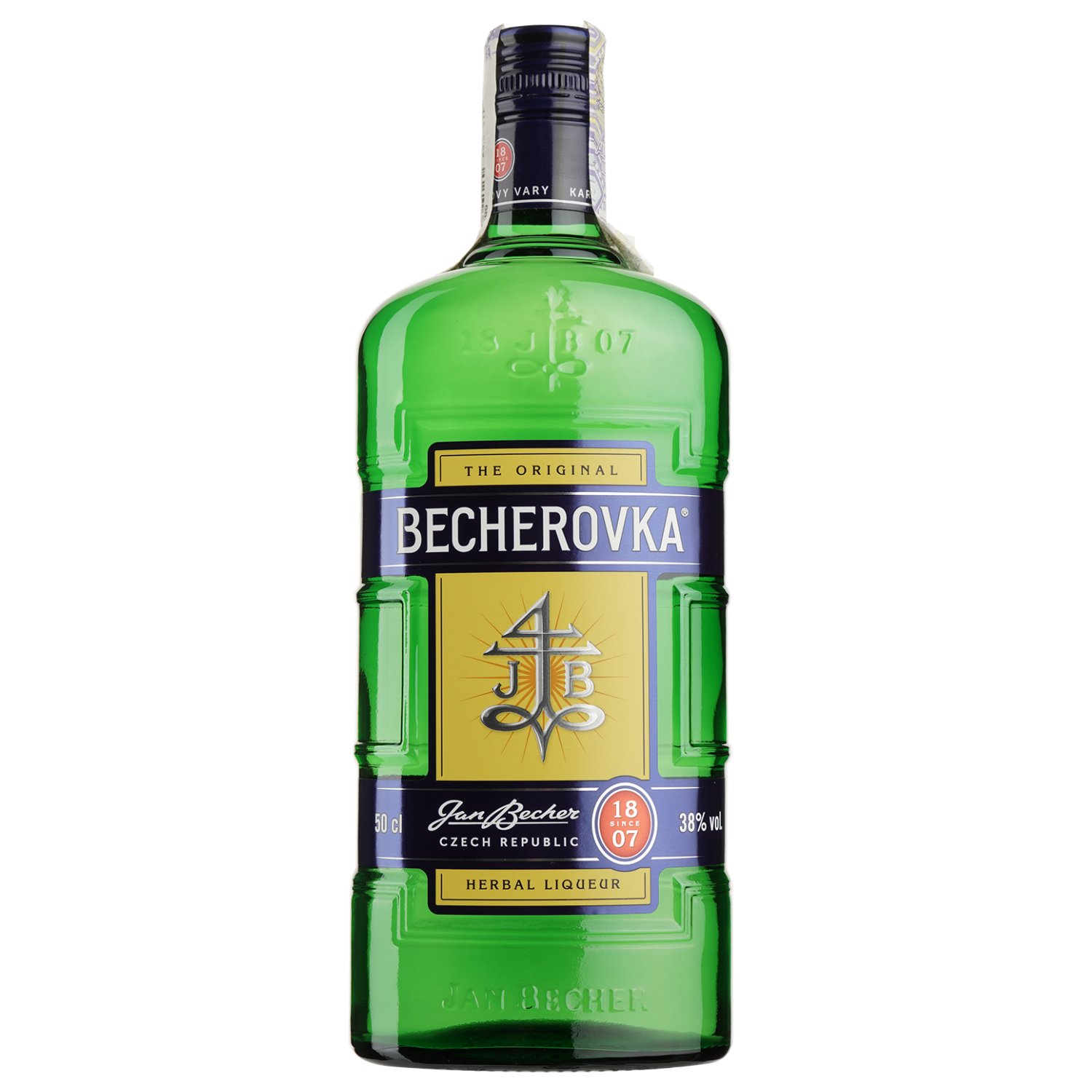 Ликерная настойка на травах Becherovka, 38%, 0,5 л (55557) - фото 1