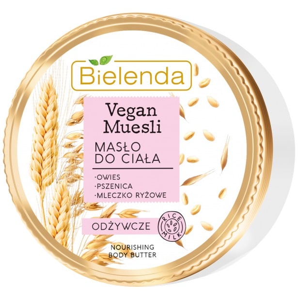 Поживне масло для тіла Bielenda Vegan Muesli пшениця, овес, кокосове молоко 250 мл - фото 1