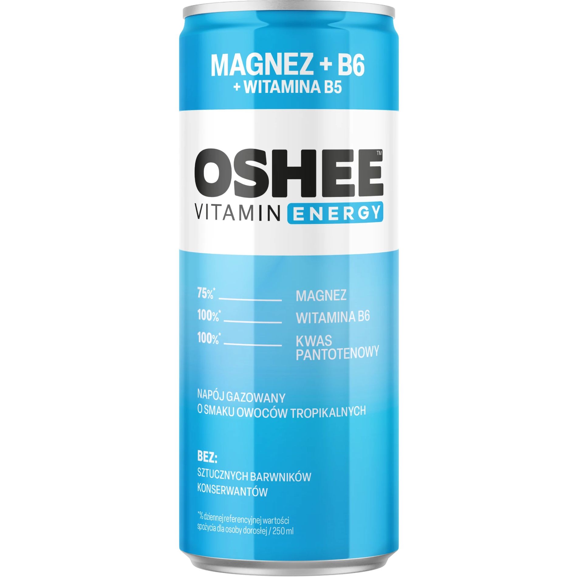 Напій Oshee Vitamin Energy Magnez Tropical Fruits 0.25 л - фото 1