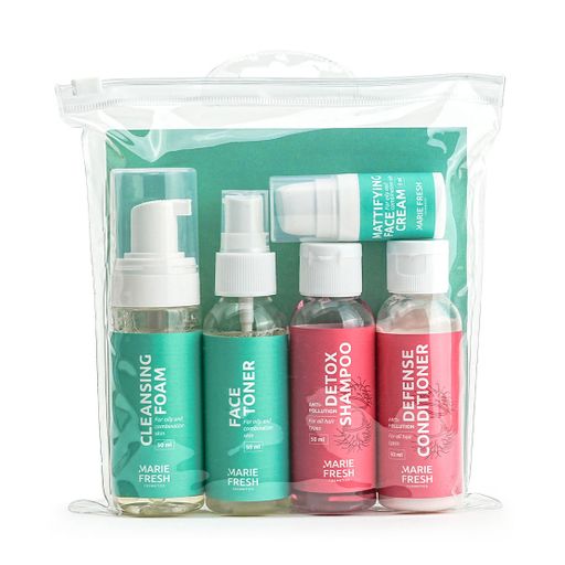 Дорожный набор Marie Fresh Cosmetics Travel Set для жирной и комбинированной кожи 5 шт. - фото 2