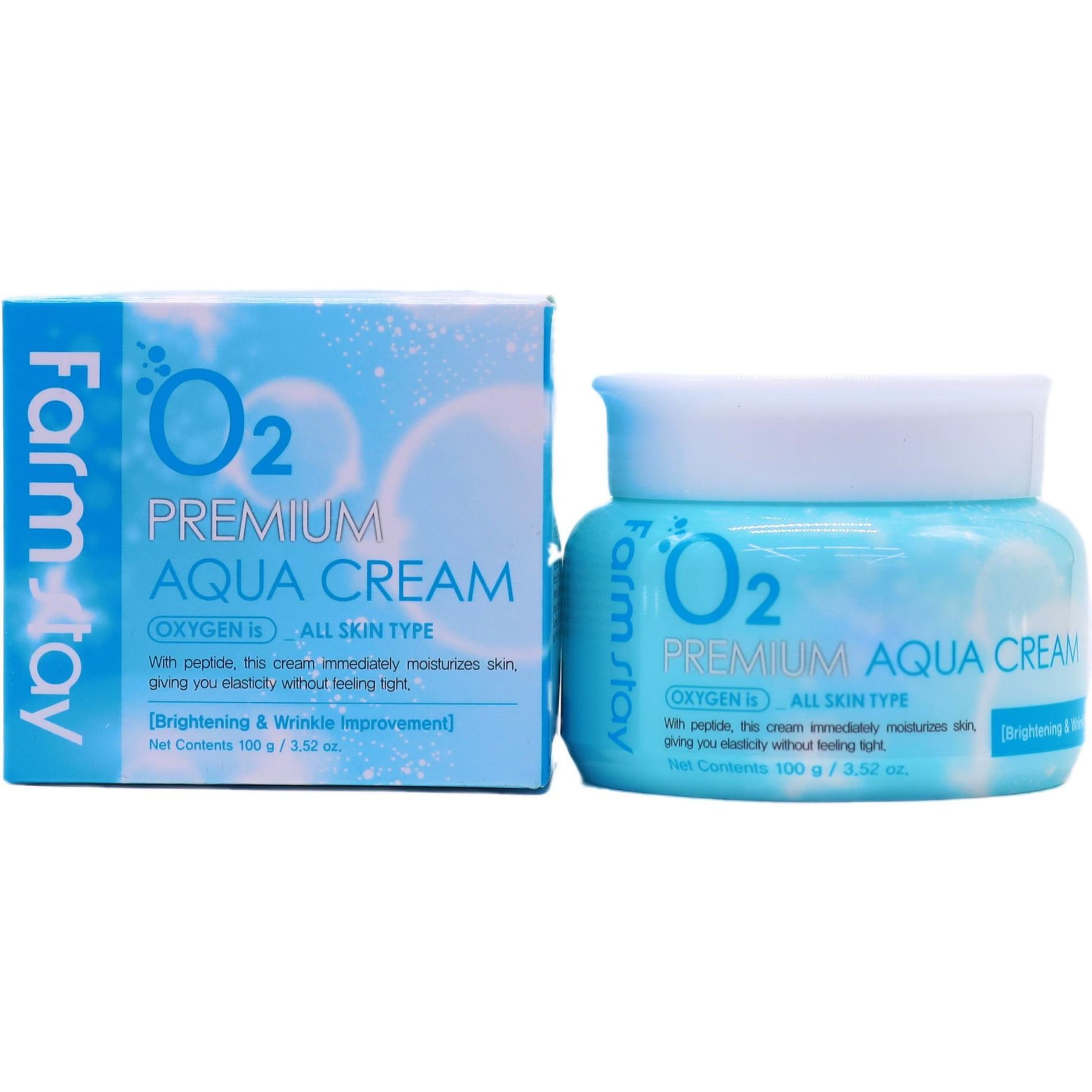 Крем для лица FarmStay O2 Premium Aqua Cream 100 г - фото 3