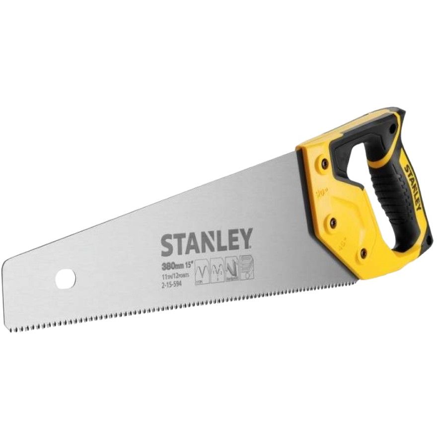 Ножівка по дереву Stanley Jet-Cut Fine 11TPI 380 мм (2-15-594) - фото 1