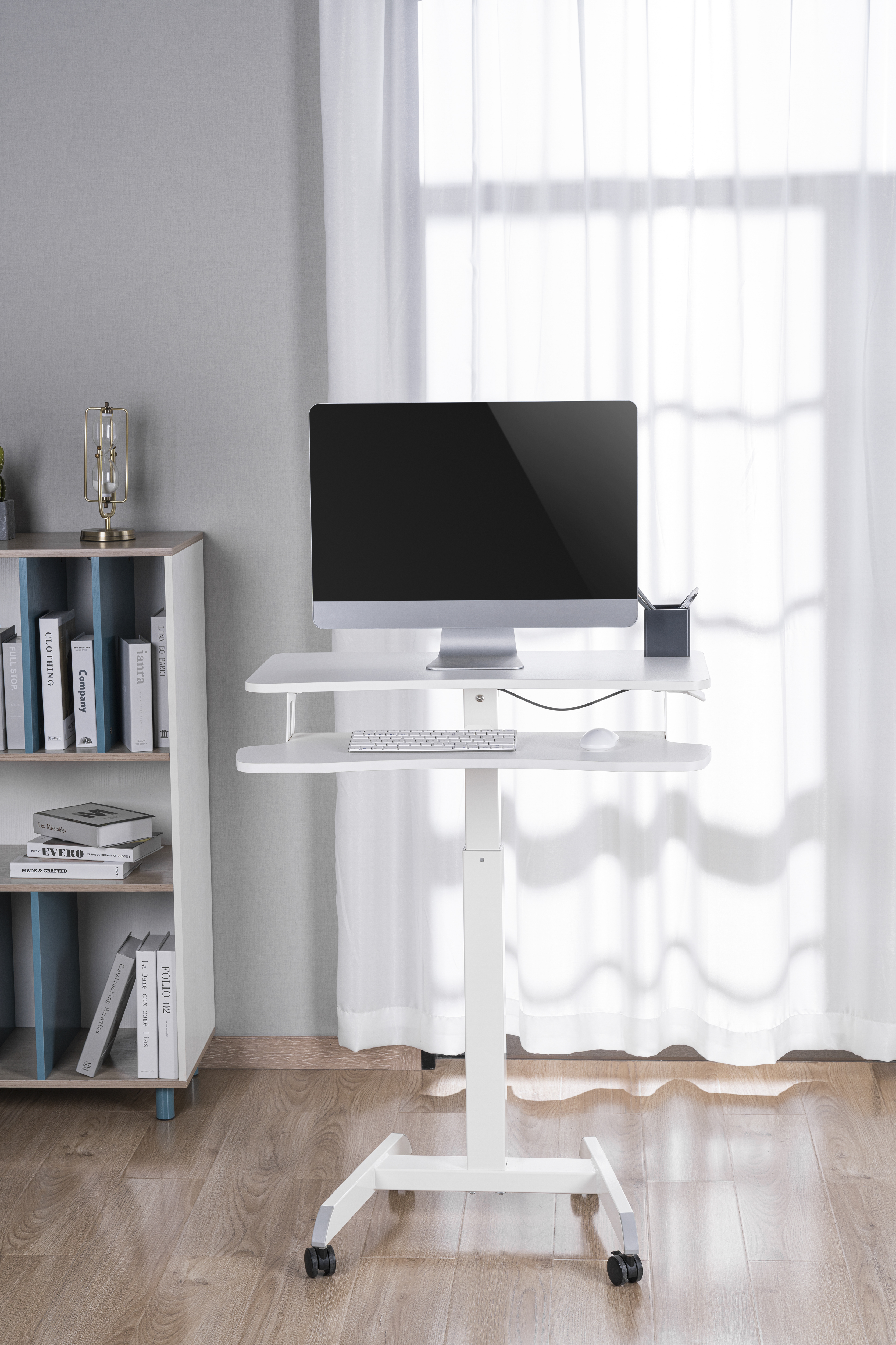 Мобильный рабочий столик OfficePro White (ODM460W) - фото 17