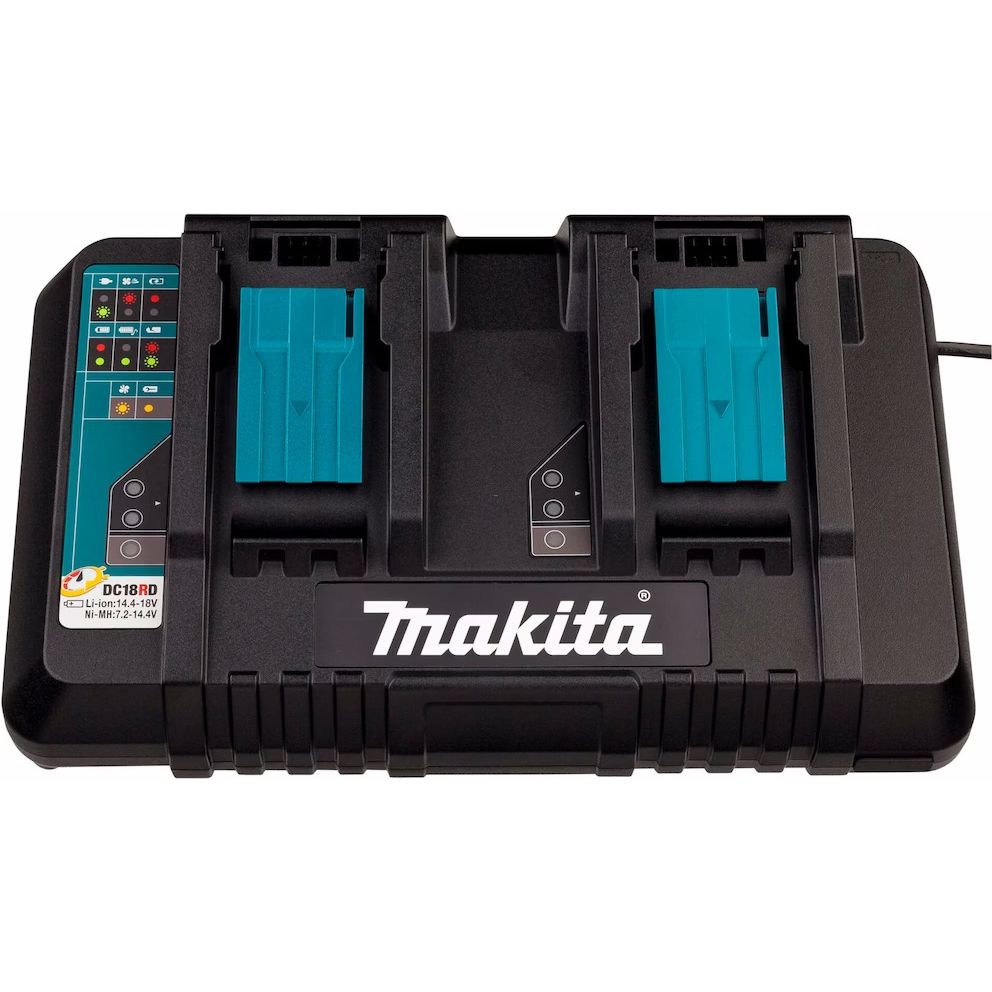 Зарядное устройство Makita DC18RD и 4 аккумулятора LXT BL1860B 18В 6А/час (198091-4) - фото 3