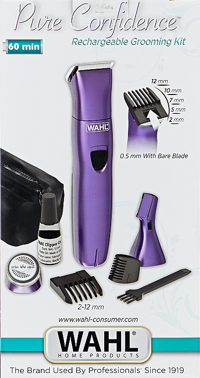 Триммер Wahl Pure Confidence Kit 09865-116 фиолетовый - фото 2