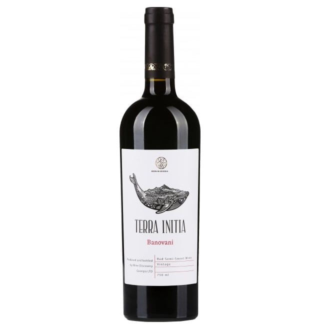 Вино Terra Initia Banovani Red, красное полусладкое, 13%, 0,75 л (8000019020946) - фото 1