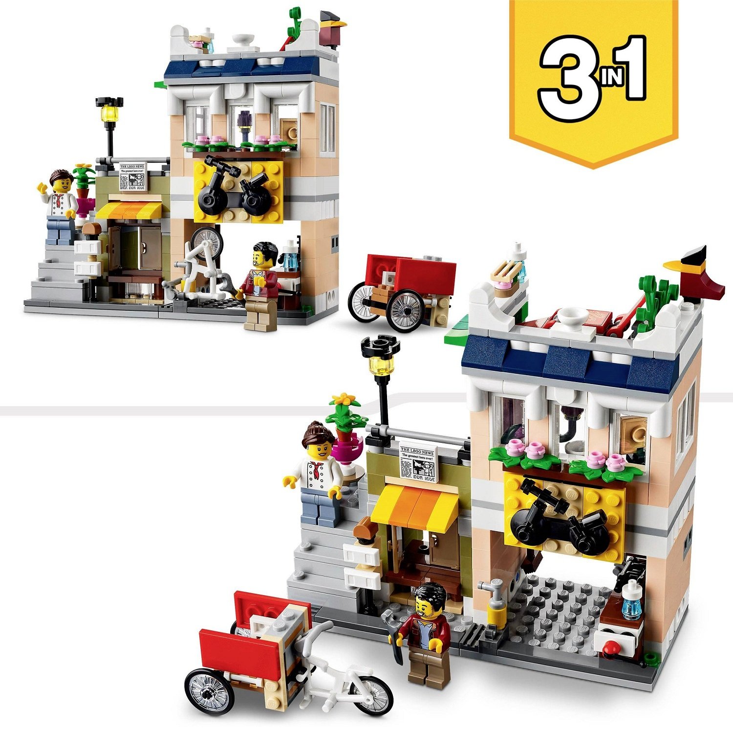 Конструктор LEGO Creator Магазин локшини в центрі міста, 569 деталь (31131) - фото 6