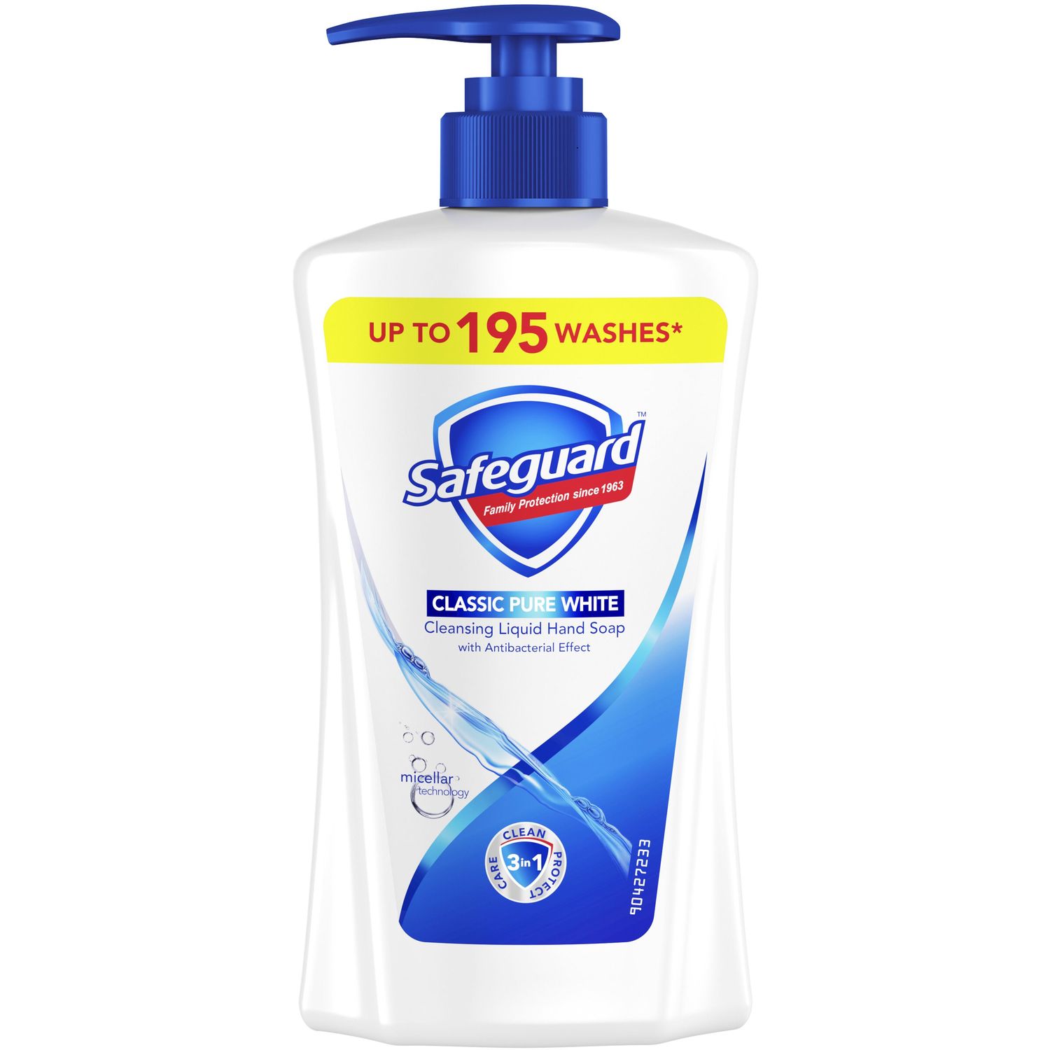 Жидкое мыло Safeguard Классическое ослепительное белое, 390 мл - фото 1