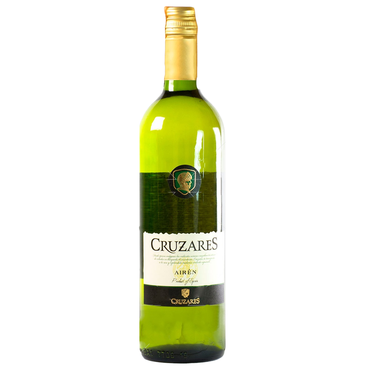 Вино Cruzares Airen, біле, сухе, 11%, 0,75 л (498862) - фото 1