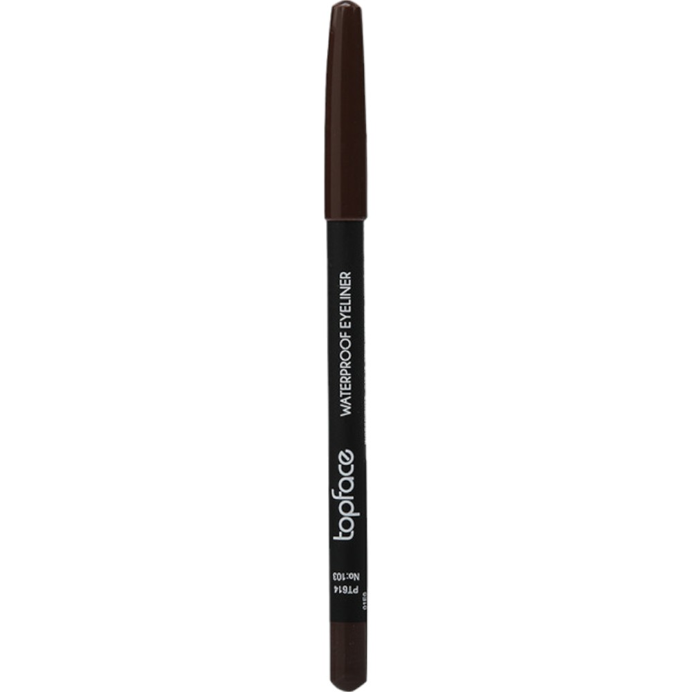 Олівець для очей TopFace Waterproof Eyeliner водостійкий PT614 відтінок 103, 1.14 г - фото 1