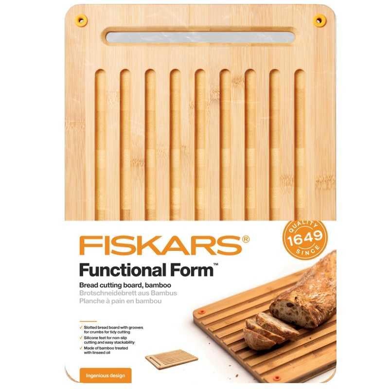 Дошка бамбукова для хліба Fiskars FF (1059230) - фото 1