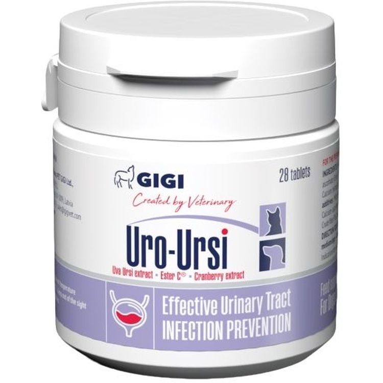 Препарат Gigi Uro-Ursi для профілактики сечокам'яної хвороби та циститів 1 капсула на 10 кг №14 (GIG43030) - фото 1