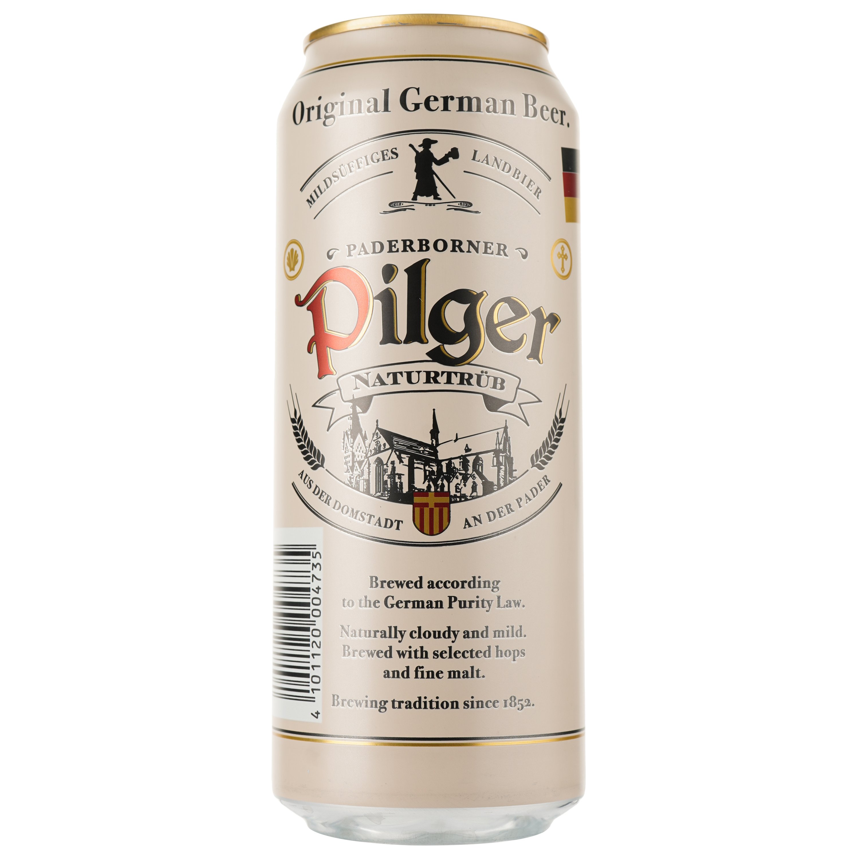 Пиво Paderborner Pilger, cвітле,5%, з/б, 0,5 л (737942) - фото 1