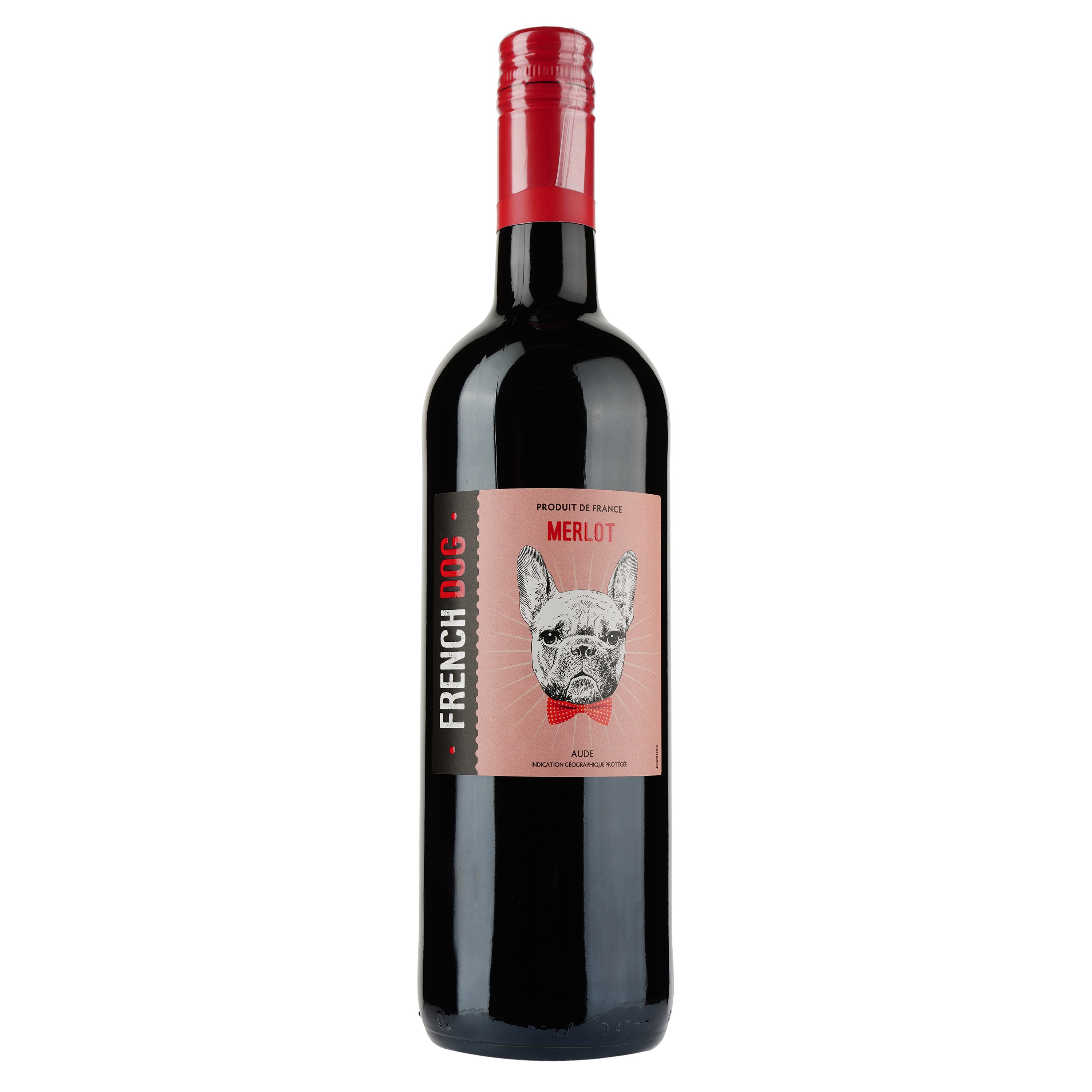 Вино French Dog Aude IGP, червоне, сухе, 0,75 л (917830) - фото 1