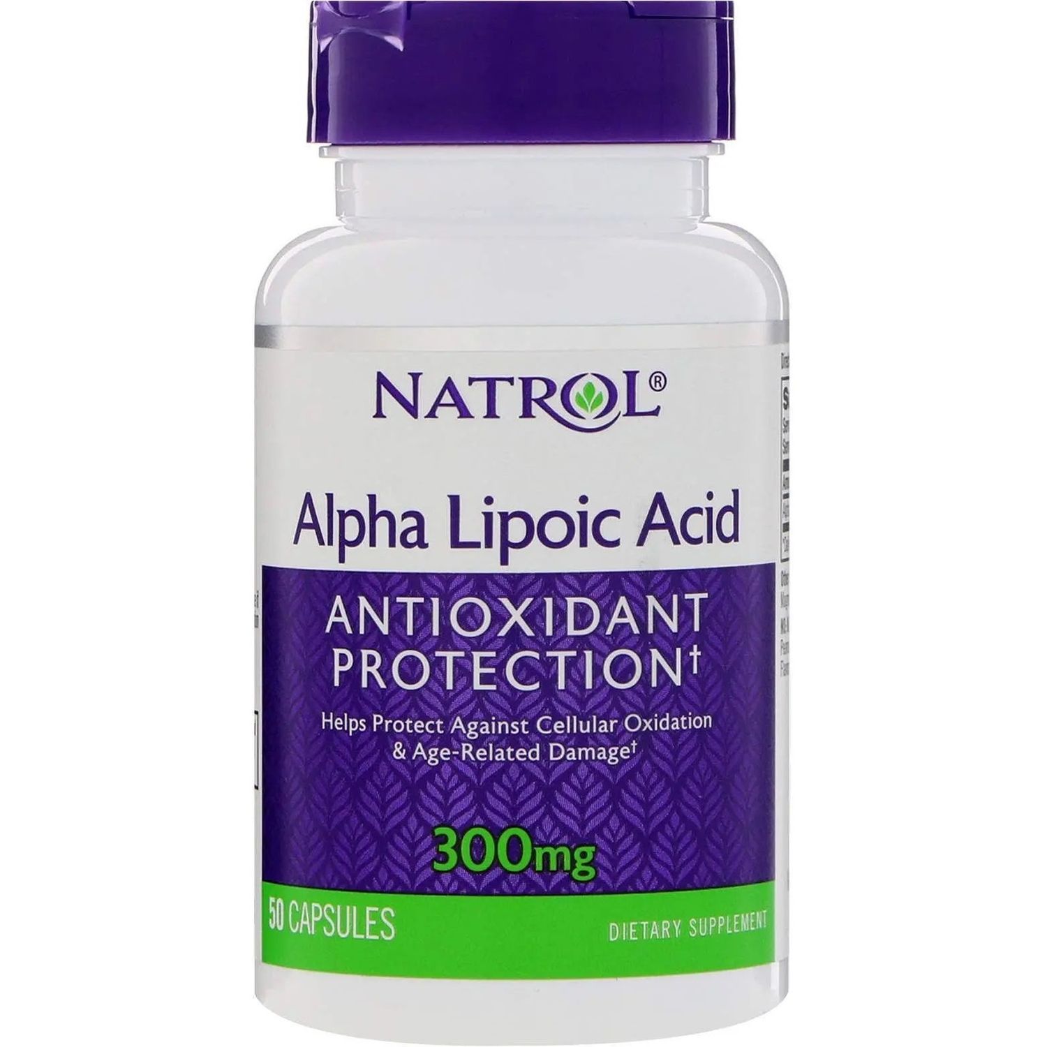 Альфа-ліпоєва кислота Natrol Antioxidant protection Alpha Lipoic Acid 300 мг 50 капсул - фото 1