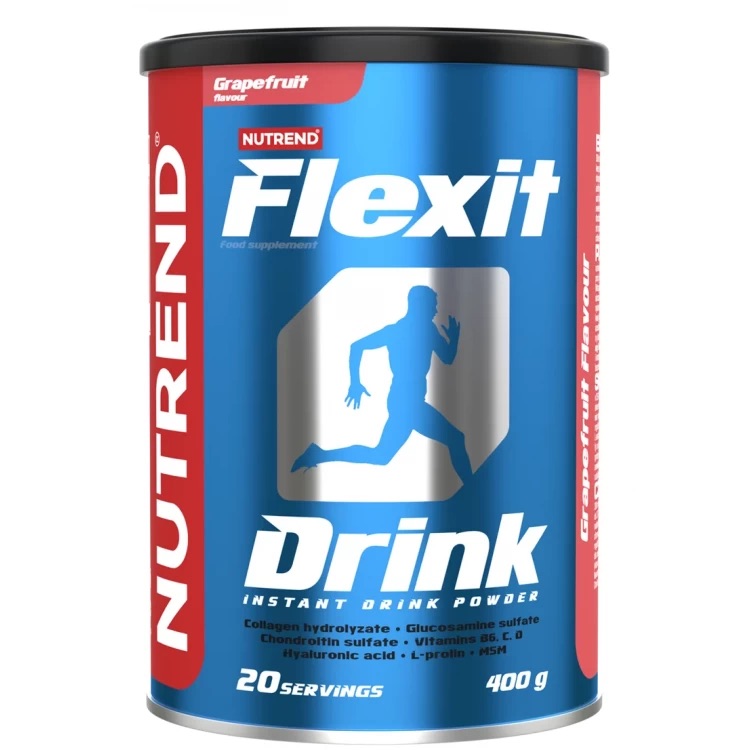 Комплекс для поддержания здоровья суставов Nutrend Flexit Drink клубника 400 г - фото 1