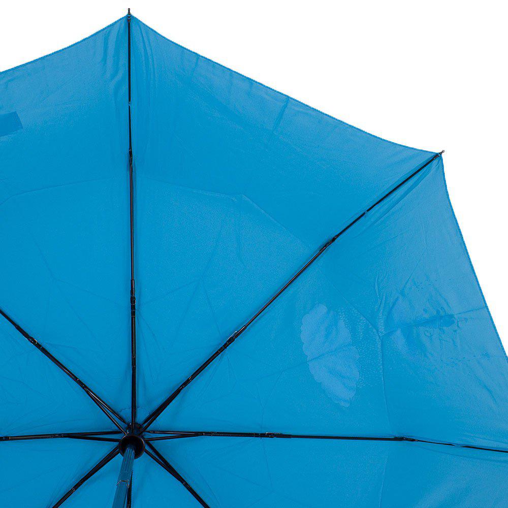 Жіноча складана парасолька повний автомат Airton 98 см блакитна - фото 3