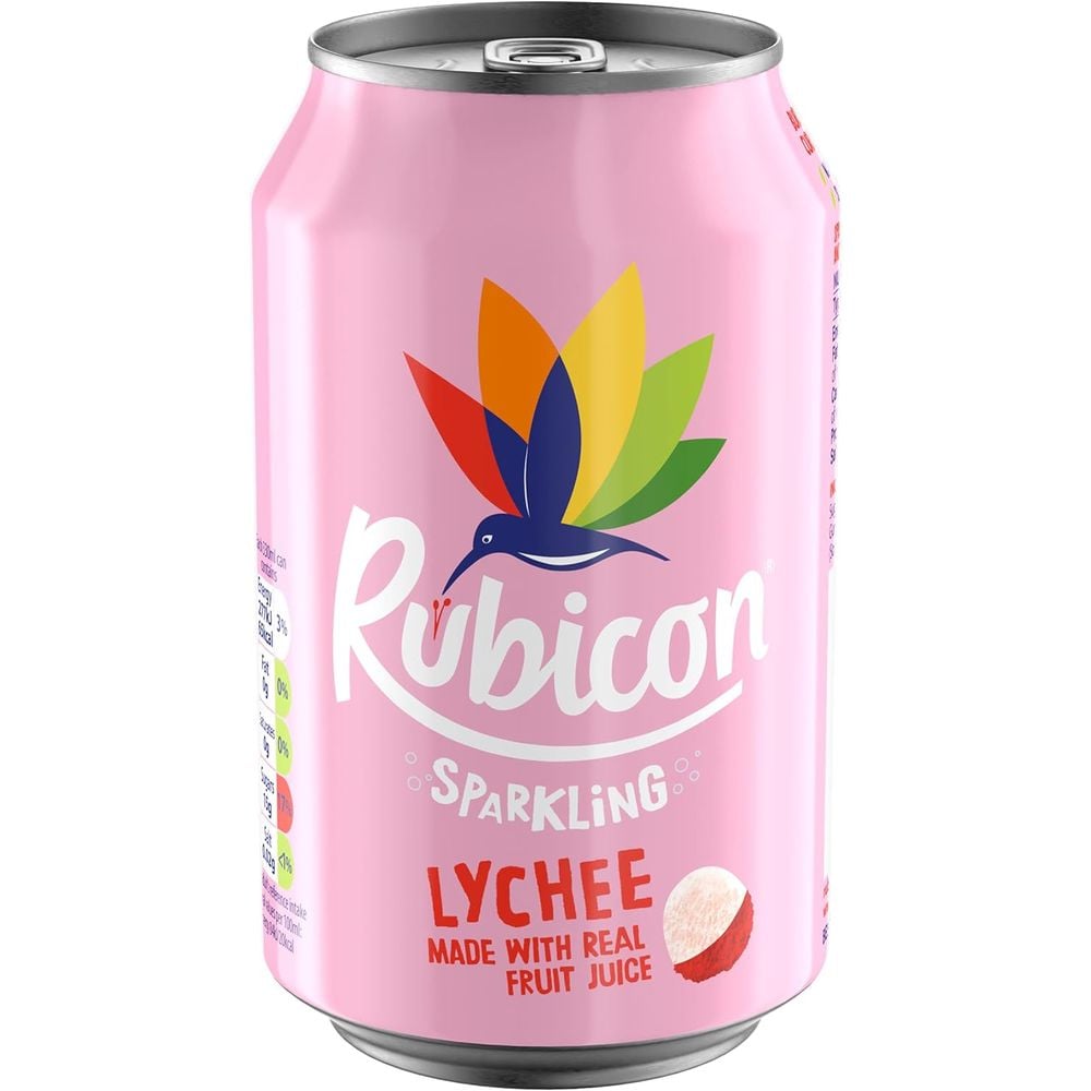 Напій Rubicon Sparkling Lychee безалкогольний 330 мл (826256) - фото 2