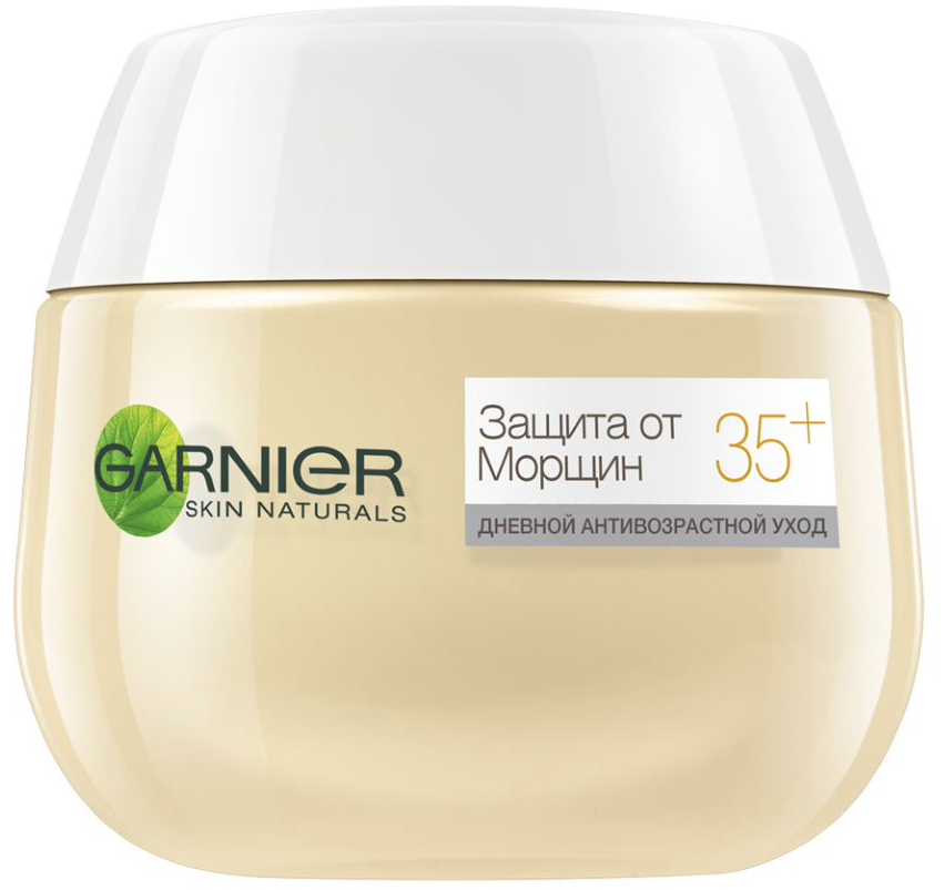 Дневной крем для лица Garnier Skin Naturals Защита от морщин 35+, для всех типов кожи, 50 мл (C4931600) - фото 1
