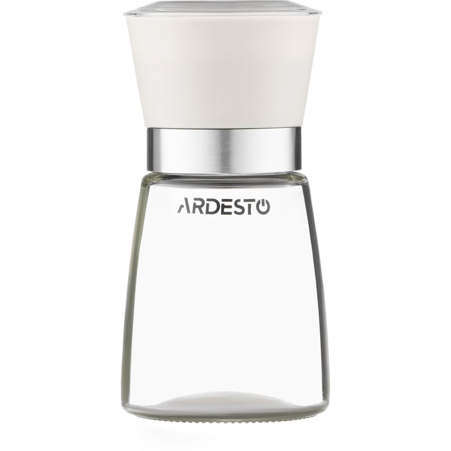 Мельница для соли и перца Ardesto Gemini, бежевый, стекло, пластик (AR2101BG) - фото 1