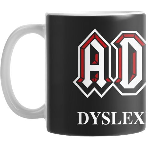 Кружка GeekLand AC DC Dyslexic Edition - фото 1