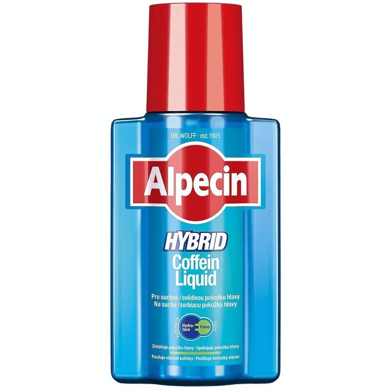 Тоник Alpecin Hybrid Coffein Liquid, для чувствительной и зудящей кожи головы, 200 мл - фото 1