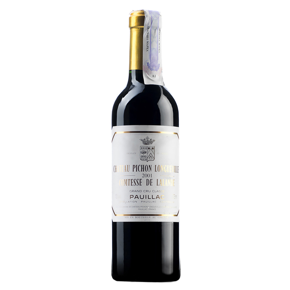 Вино Chateau Pichon Longueville Comtesse de Lalande Pauillac 2001, красное, сухое, 13%, 0,375 л - фото 1