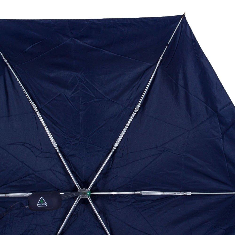 Жіноча складана парасолька механічна Fulton 86 см синя - фото 3