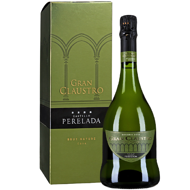 Игристое вино Castillo Perelada Cava Gran Claustro Brut Nature, белое, сухое, 0,75 л - фото 1