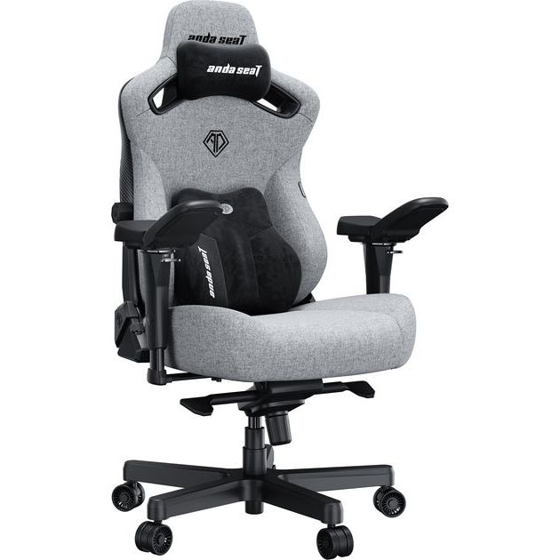 Кресло игровое Anda Seat Kaiser 3 Pro Size XL Grey Fabric - фото 2