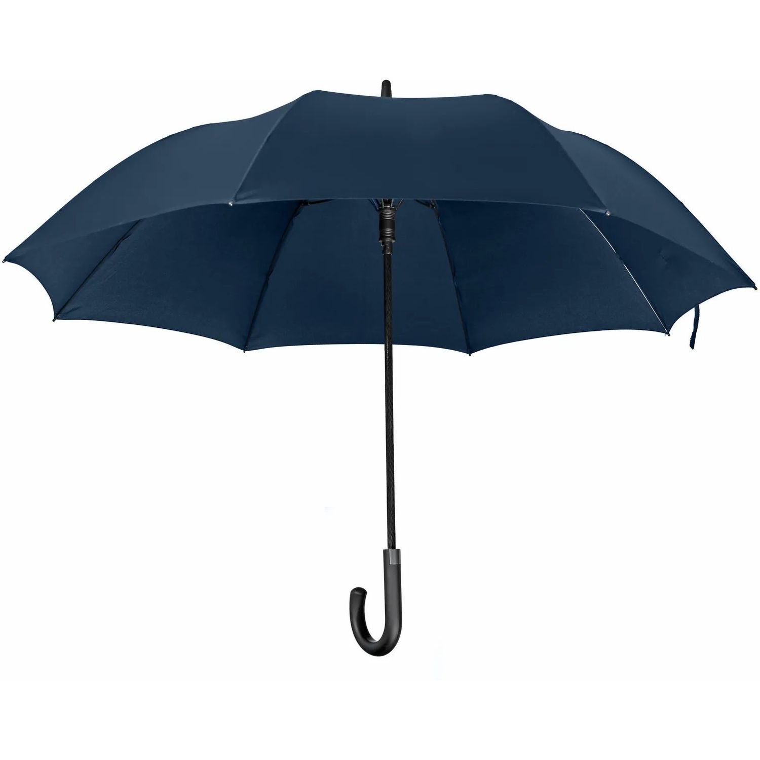 Зонт Bergamo, с карбоновым держателем, темно-синий (2143144) - фото 1