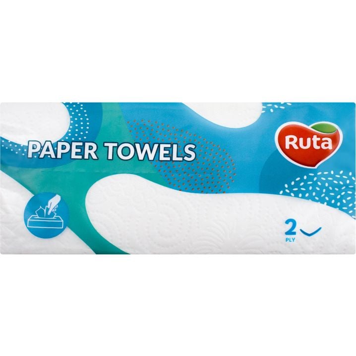 Бумажные полотенца Ruta, V-сложение, 80 листов - фото 1