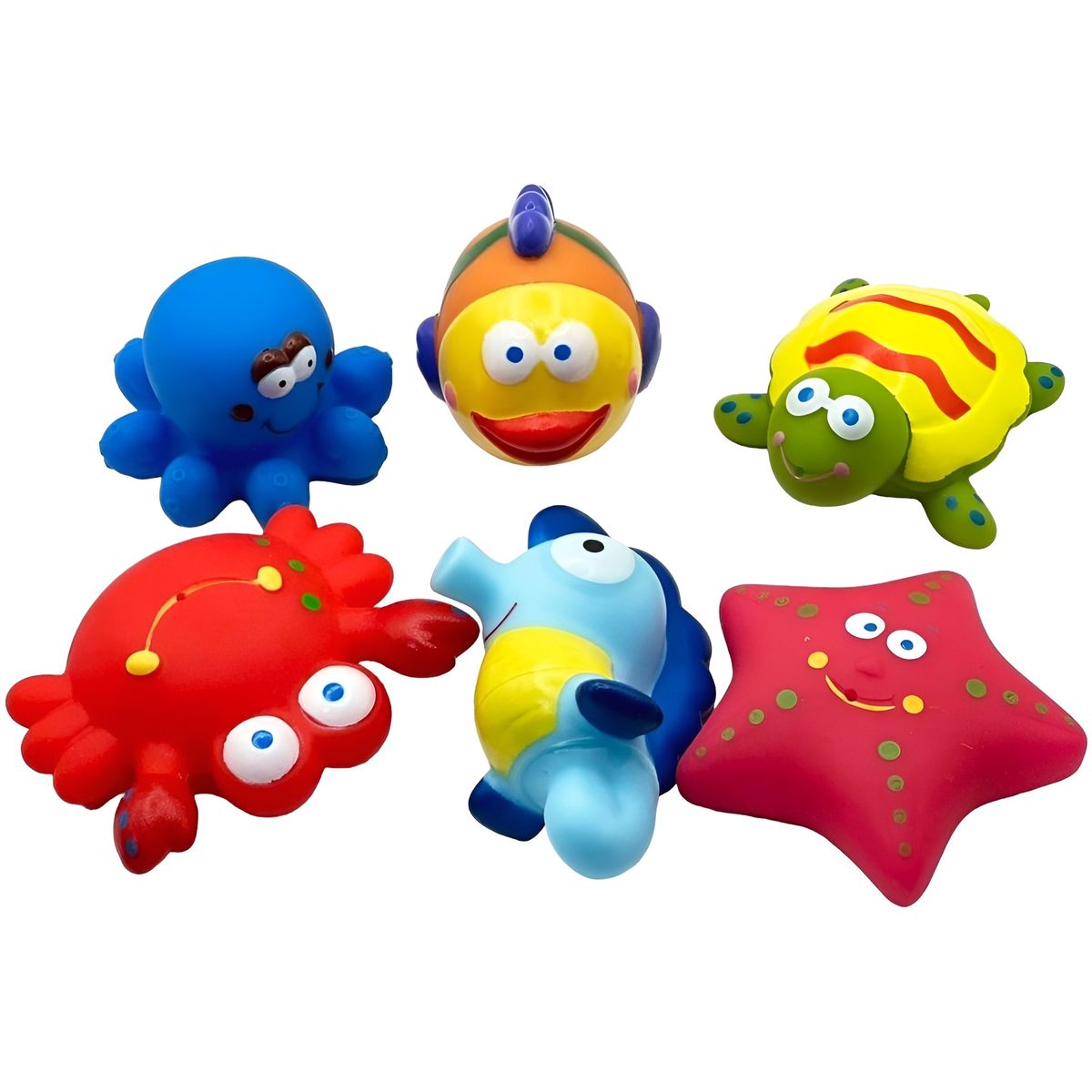 Набор игрушек для купания Bibi Toys Морские обитатели 6 шт. (761025BT) - фото 1