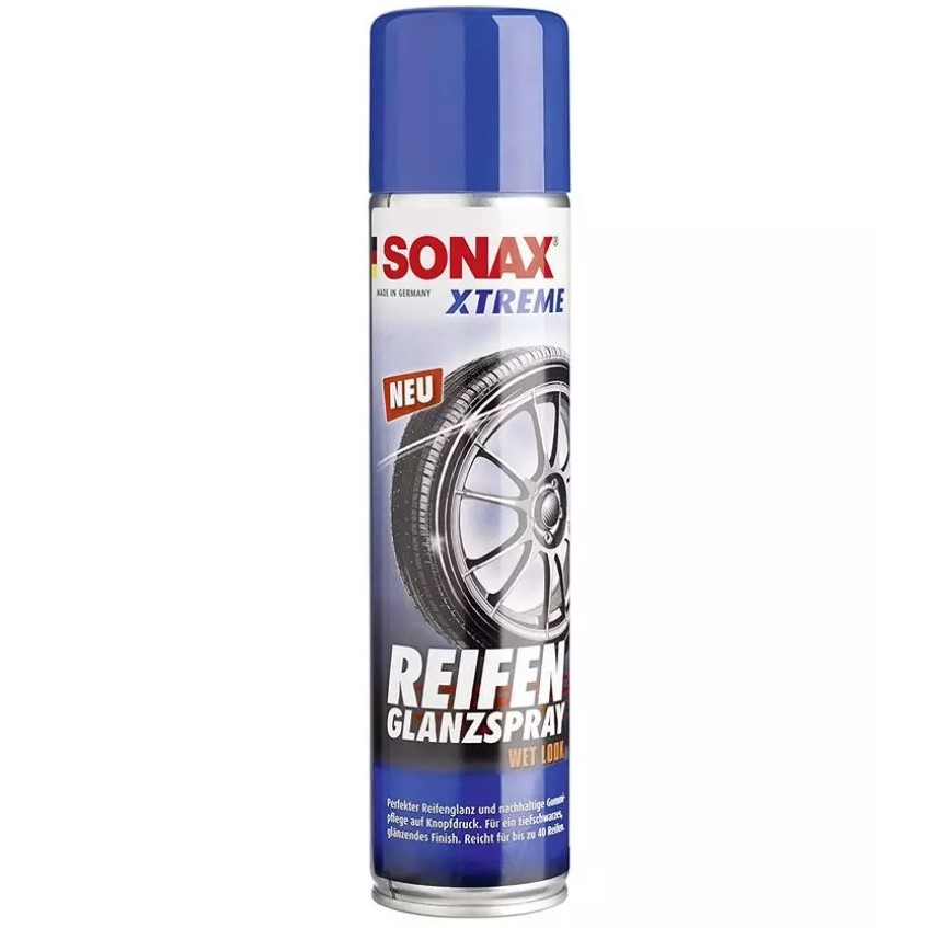 Средство по уходу и чернению шин глянцевое Sonax Xtreme Reifen Glanz Spray Wet Look, 400 мл - фото 1