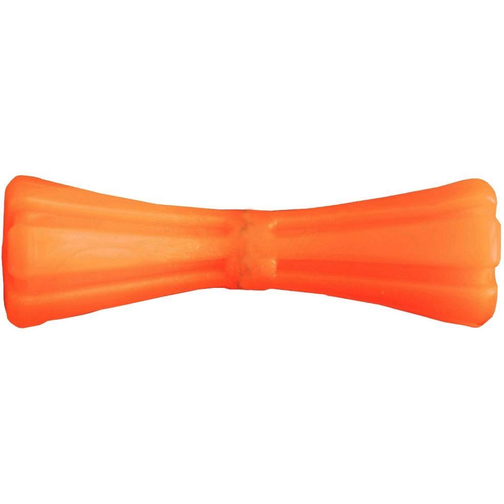 Игрушка для собак Agility гантель 15 см оранжевая - фото 1