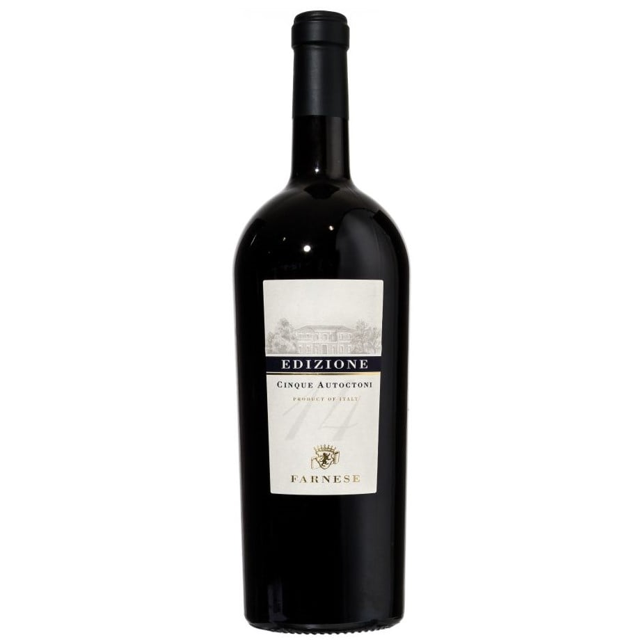 Вино Fantini Edizione 18 Cinque Autoctoni, красное, полусухое, 14,5%, 1,5 л - фото 2