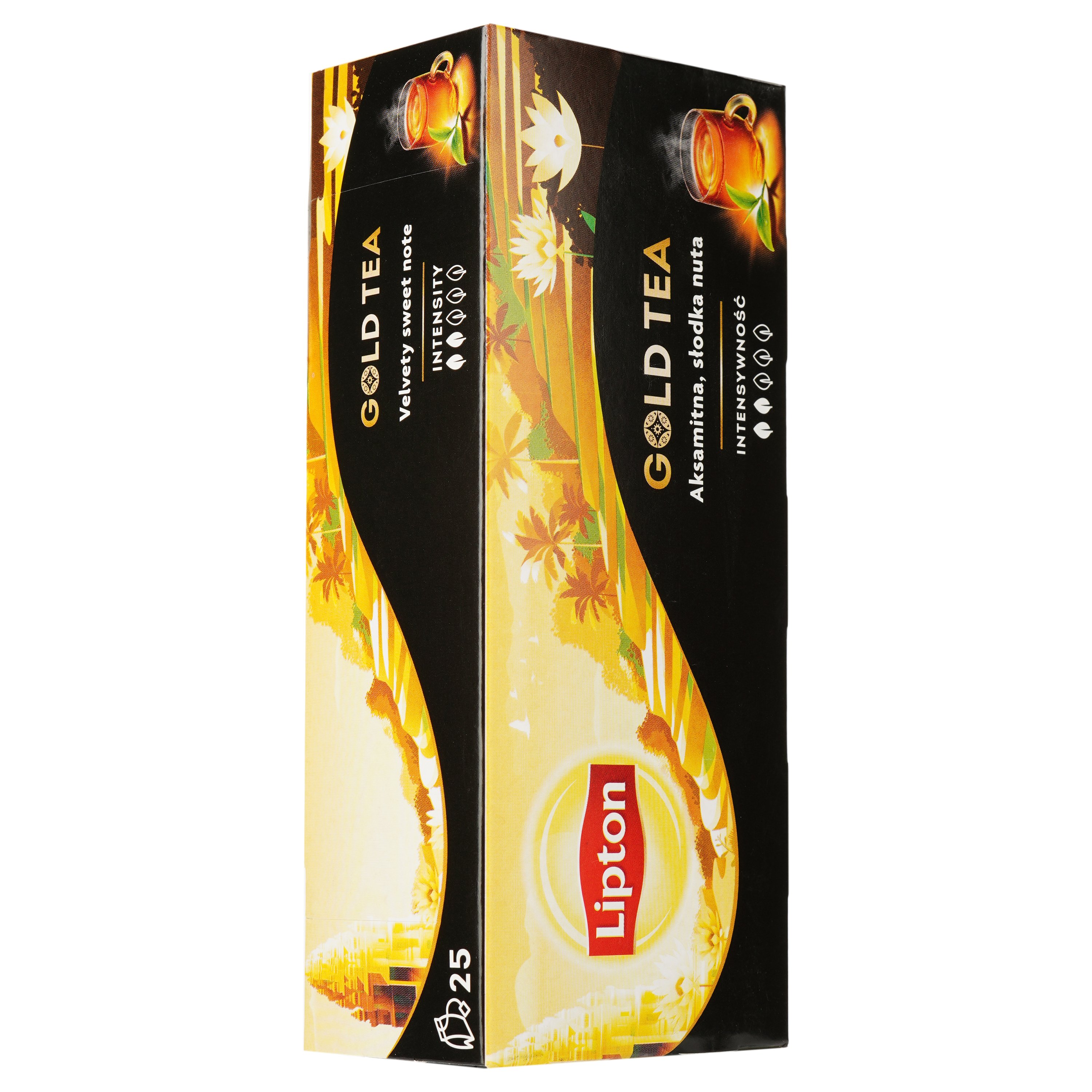 Чай черный Lipton Gold Tea, 37.5 г (25 шт. х 1,5 г) (917450) - фото 2