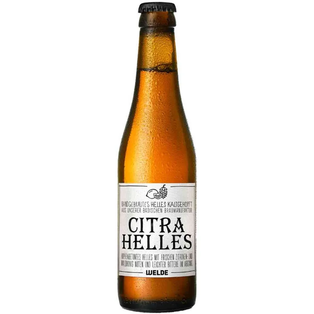 Пиво Welde Citra Helles светлое фильтрованное 5.2% 0.33 л - фото 1