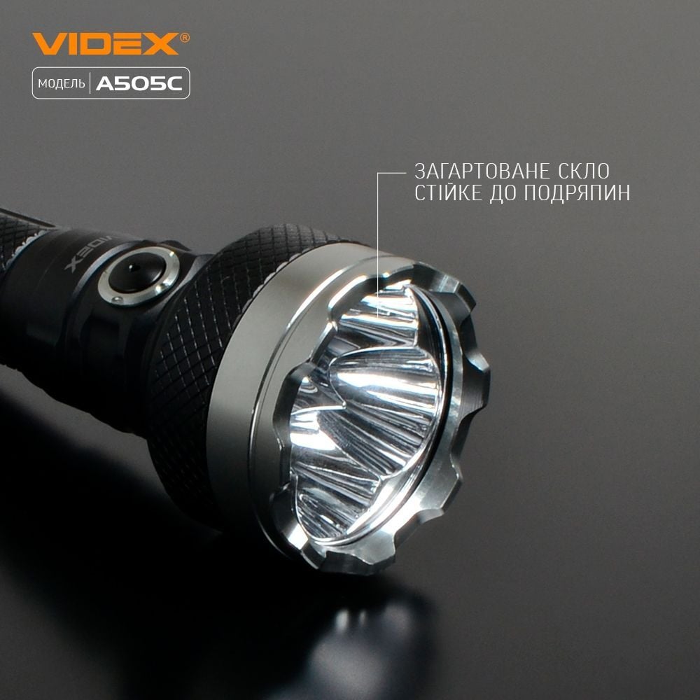 Портативний світлодіодний ліхтарик Videx VLF-A505C 5500 Lm 5000 K (VLF-A505C) - фото 4
