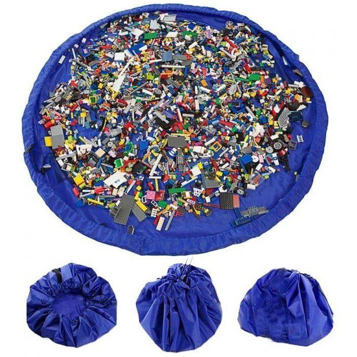 Килимок-мішок Supretto для іграшок, 150 см, синій (4458) - фото 1