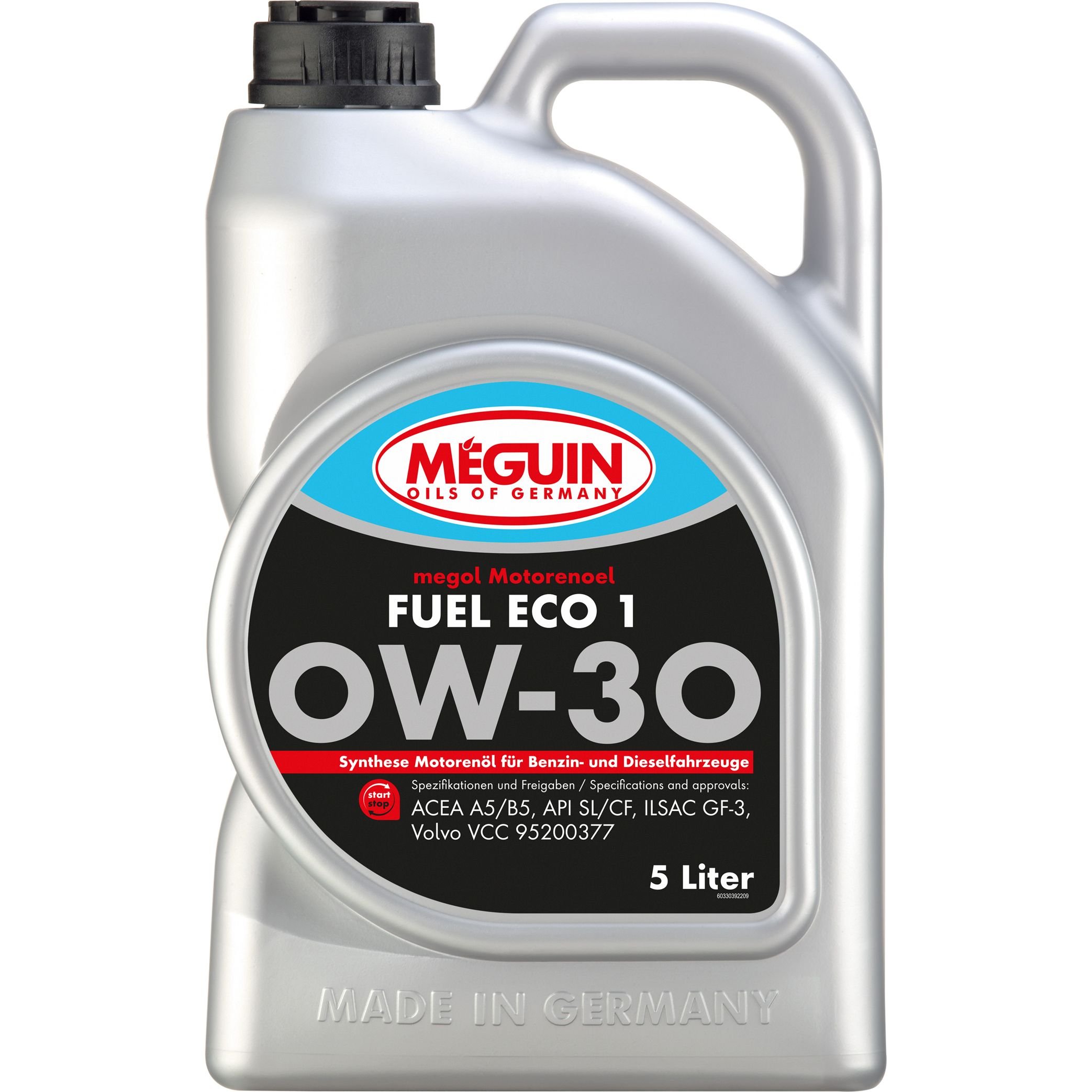 Моторное масло Meguin Motorenoel Fuel Eco 1 0W-30 5 л - фото 1