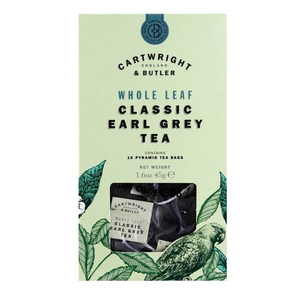 Чай чорний Cartwright & Butler з бергамотом, в пакетиках, 15 шт. (882702) - фото 1