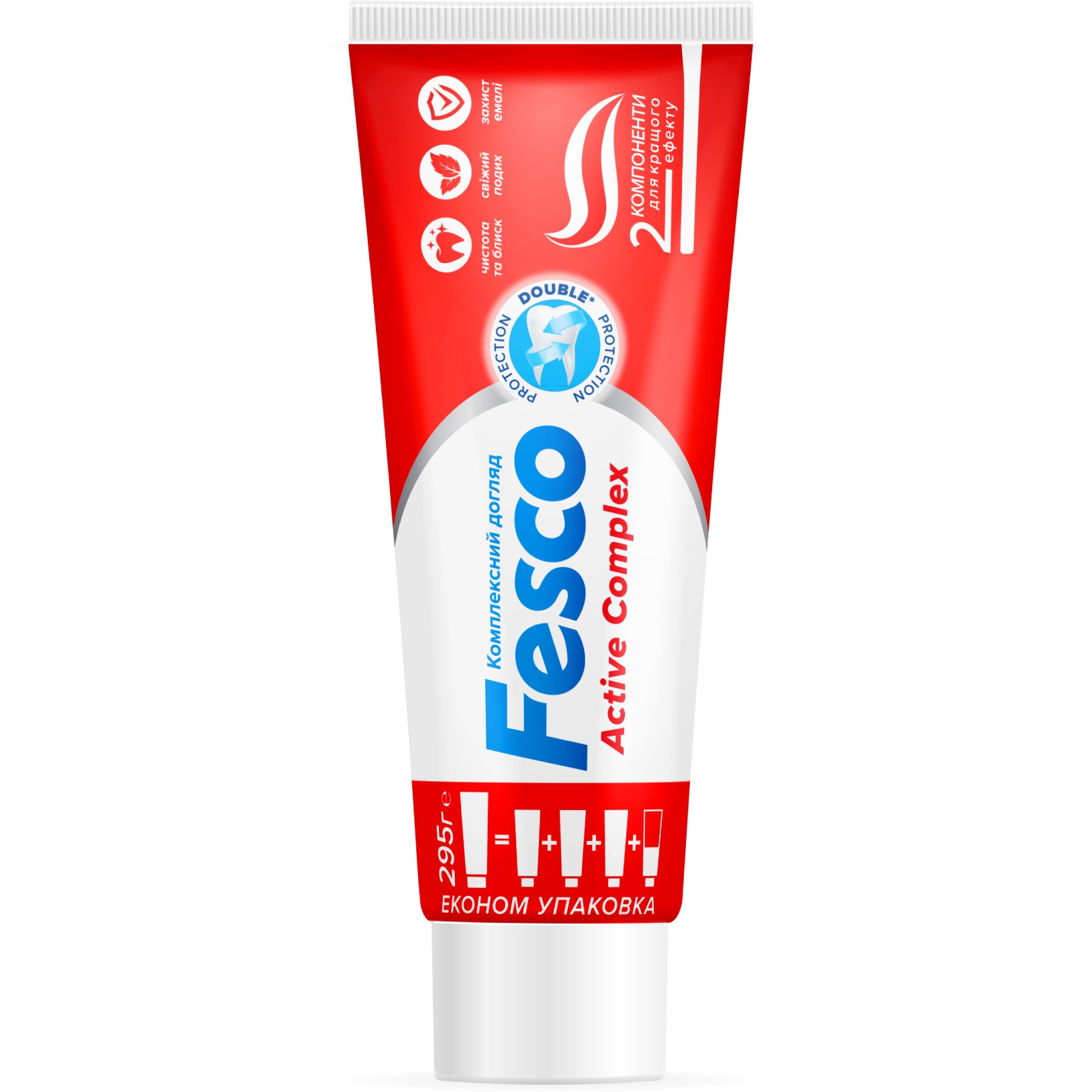Зубна паста Fesco Active Complex, 250 мл - фото 1