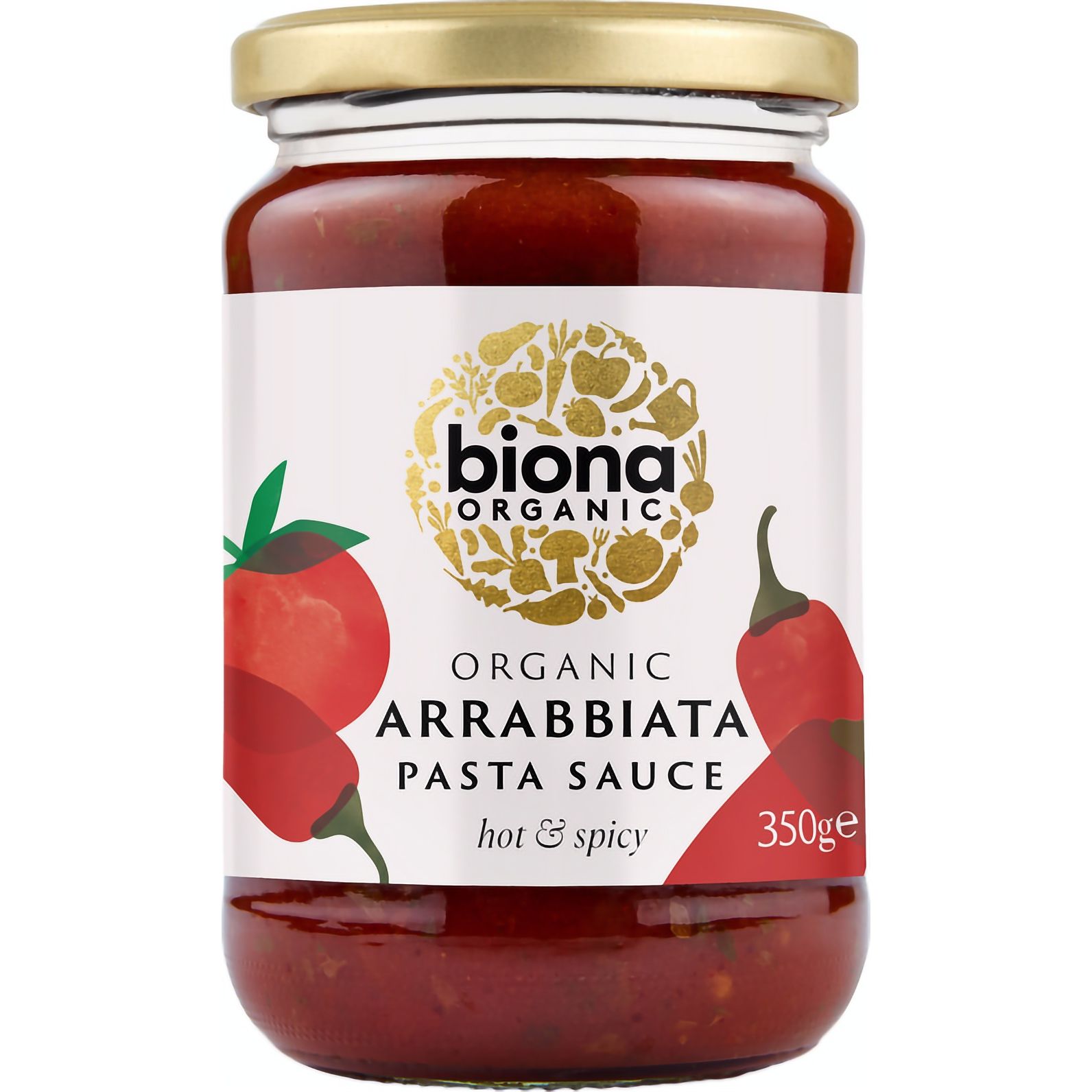 Соус Biona Organic Arrabbiata Pasta Sauce органічний 350 г - фото 1