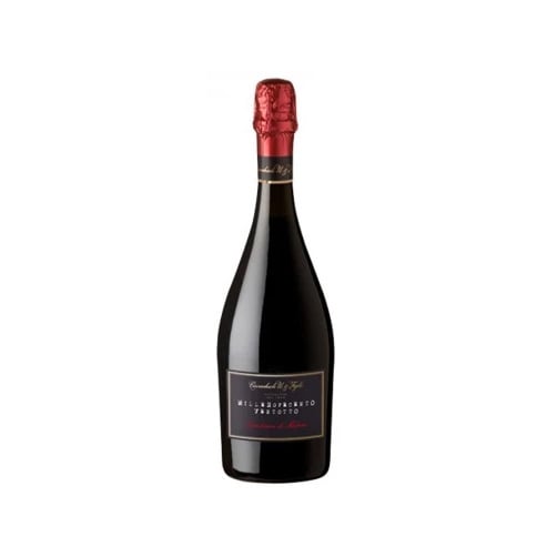 Ігристе вино Cavicchioli Mille Novecento Twenty-eight Lambrusco di Modena, червоне, сухе, 10,5%, 0.75 л - фото 1
