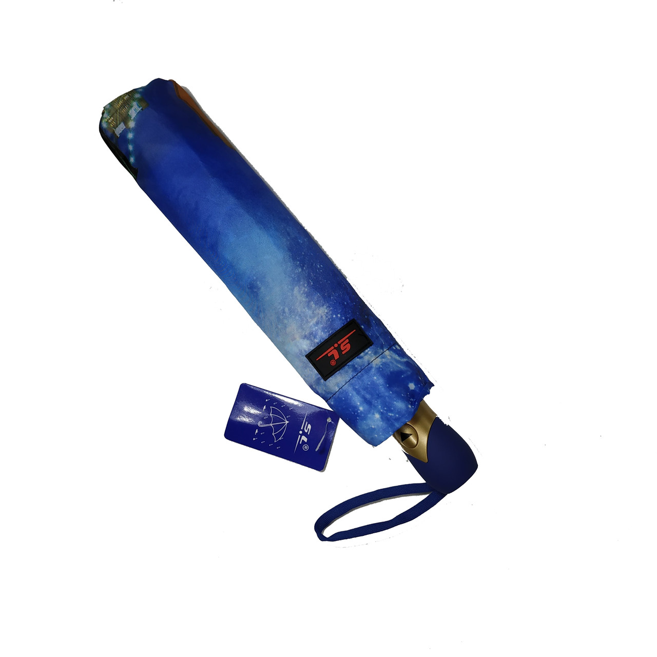 Женский складной зонтик полуавтомат S&L 100 см разноцветный - фото 4