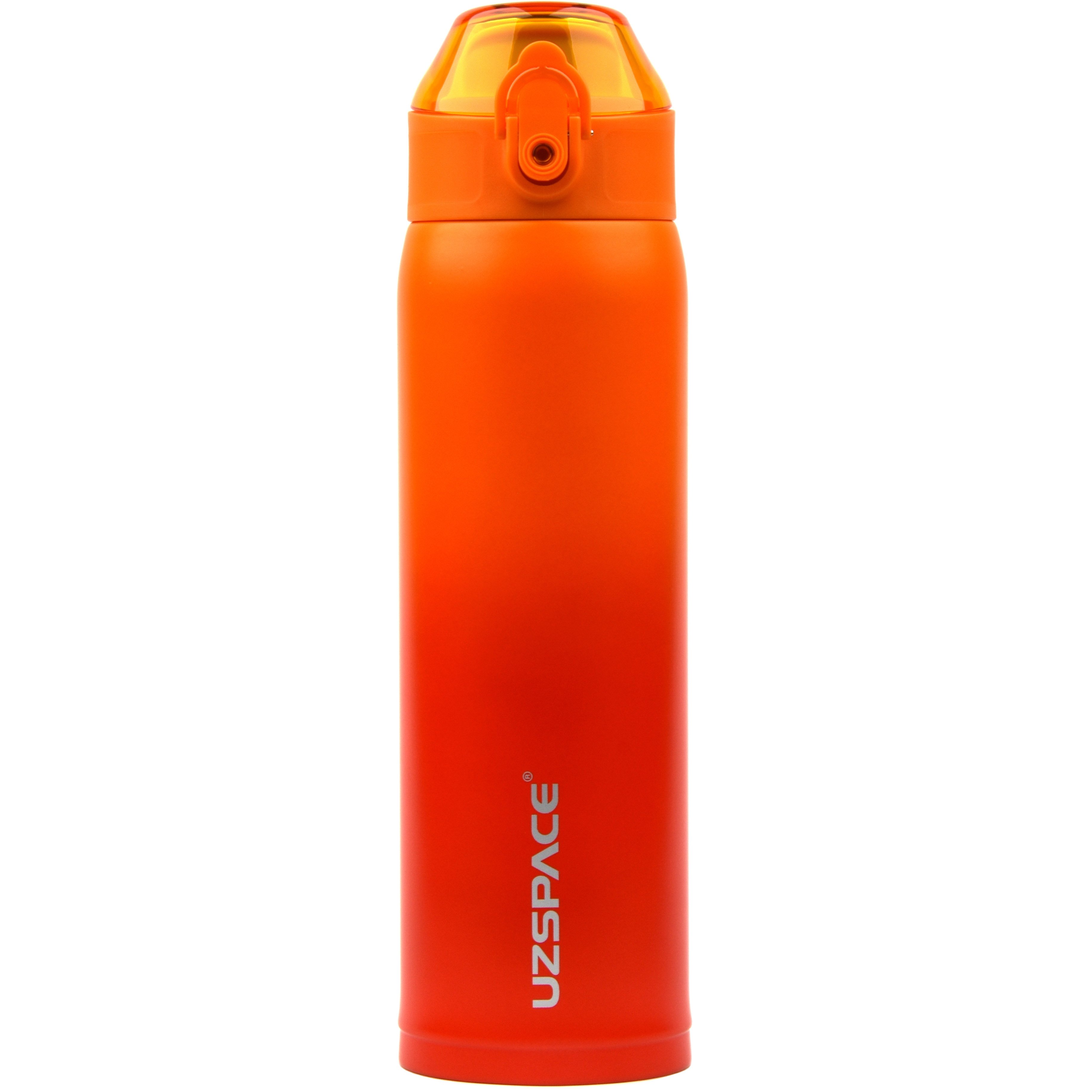 Термочашка для напитков UZspace X4 Gradient 500 мл оранжевая с красным (4201) - фото 1